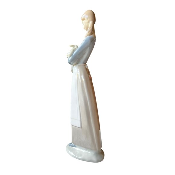 Lladro Porcelain Figurine "Girl With Lamb" 10.75" T Collectible Spain Made Art - Picture 4 of 14